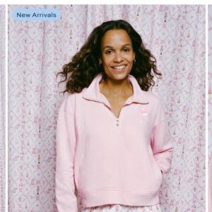 BNWT Roller Rabbit LoveShack Fancy collab Pink Qt. Zip